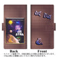 au ギャラクシーS20+ SCG02 画質仕上げ プリント手帳型ケース(薄型スリム)【YA935 CAT STAR 月】