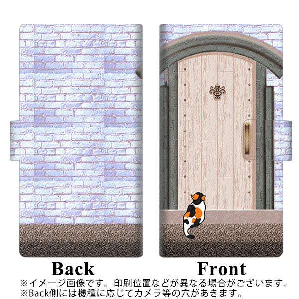Y!mobile リベロS10 901ZT 画質仕上げ プリント手帳型ケース(薄型スリム)【YA952 石ドア02 素材クリア】