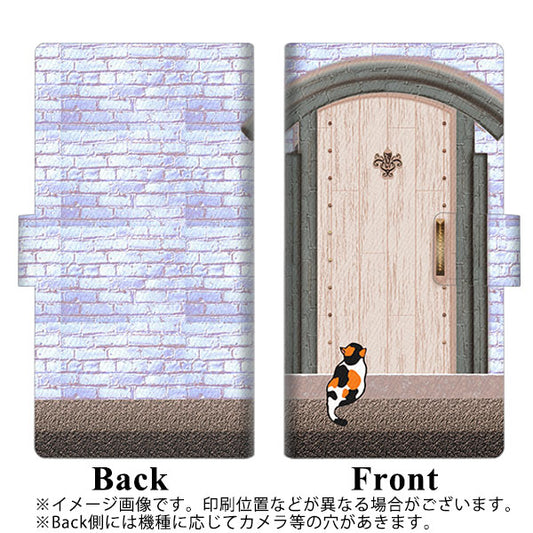 SoftBank エクスペリア XZ2 702SO 高画質仕上げ プリント手帳型ケース(薄型スリム)【YA952 石ドア02 素材クリア】
