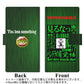 docomo ギャラクシー ノート9 SC-01L 画質仕上げ プリント手帳型ケース(薄型スリム)【YA965 触るな05】
