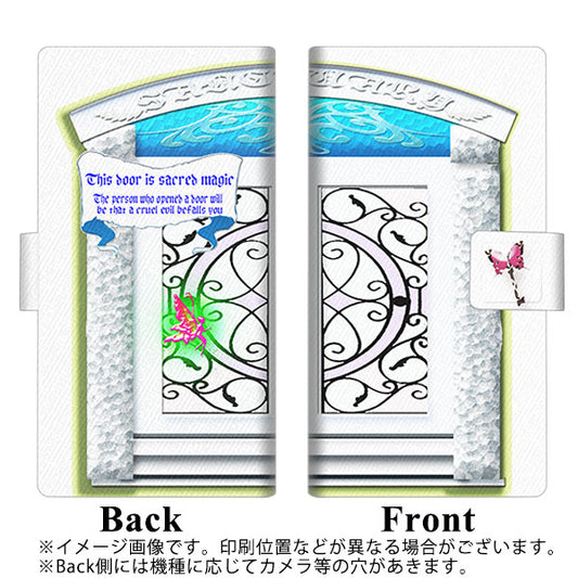 DIGNO BX2 A101KC SoftBank 画質仕上げ プリント手帳型ケース(薄型スリム)【YA967 魔法のドア02】