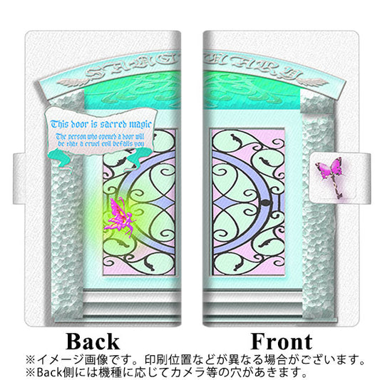 SoftBank エクスペリア XZ1 701SO 高画質仕上げ プリント手帳型ケース(薄型スリム)【YA969 魔法のドア04】