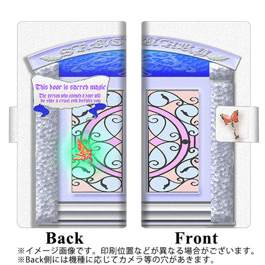 simフリー アクオスゼロ SH-M10 高画質仕上げ プリント手帳型ケース(薄型スリム)【YA970 魔法のドア05】