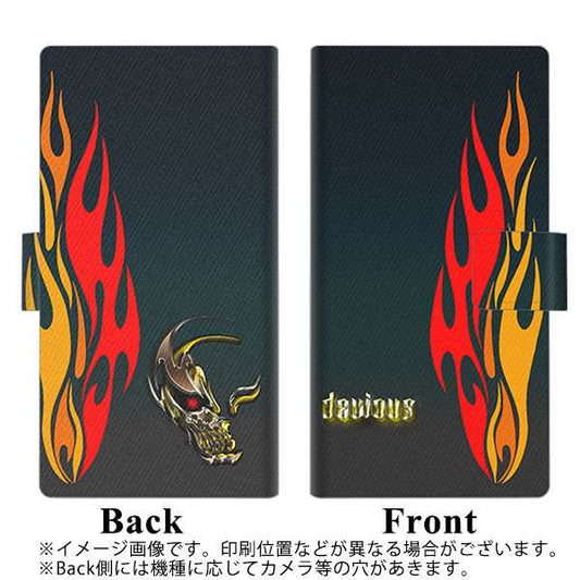 OPPO（オッポ） AX7 高画質仕上げ プリント手帳型ケース(薄型スリム)【YA989 デビアス 02】