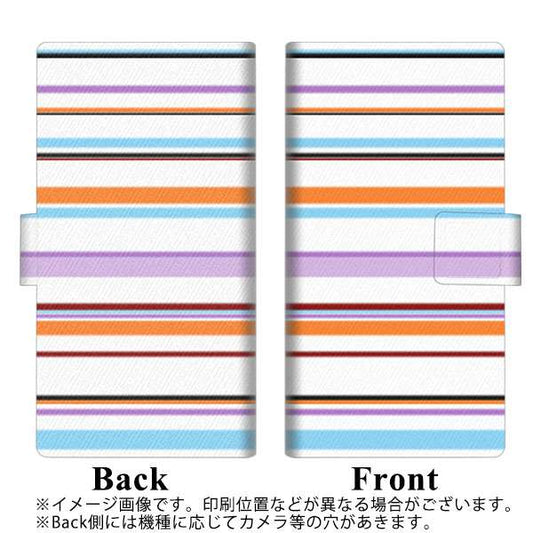 Google Pixel 4a (5G) 高画質仕上げ プリント手帳型ケース(薄型スリム)【YB810 ストライプ01】
