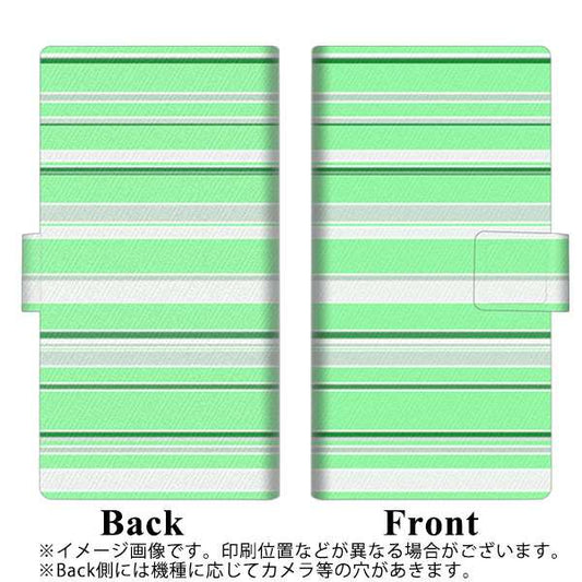 HUAWEI（ファーウェイ） P40 Pro 5G ELS-NX9 高画質仕上げ プリント手帳型ケース(薄型スリム)【YB811 ストライプ02】