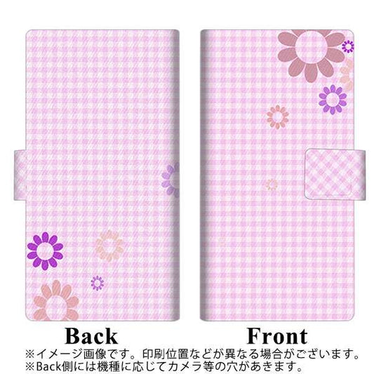 SoftBank アクオス R2 コンパクト 803SH 高画質仕上げ プリント手帳型ケース(薄型スリム)【YB822 フローラルパターン03】