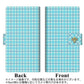 HUAWEI nova lite for Y!mobile 608HW 画質仕上げ プリント手帳型ケース(薄型スリム)【YB825 チェック ブルー】