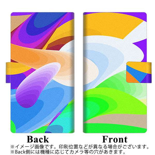 Google Pixel 4a (5G) 高画質仕上げ プリント手帳型ケース(薄型スリム)【YB836 ニュートンリング03】
