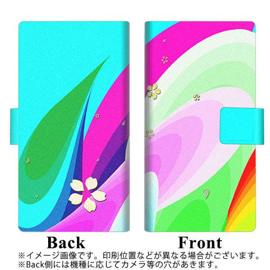 Google Pixel 4a (5G) 高画質仕上げ プリント手帳型ケース(薄型スリム)【YB838 サクラ】