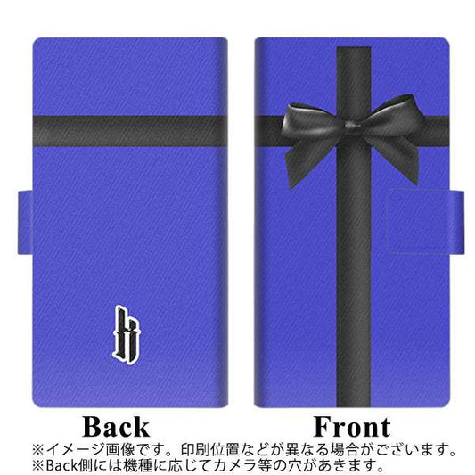 Softbank アクオスR コンパクト 701SH 高画質仕上げ プリント手帳型ケース(薄型スリム)【YB852 リボンクロス03】
