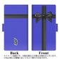 SoftBank アクオスゼロ2 906SH 画質仕上げ プリント手帳型ケース(薄型スリム)【YB852 リボンクロス03】