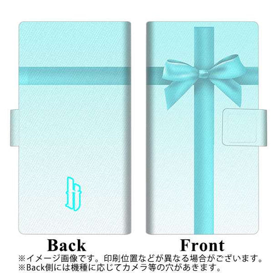 SoftBank エクスペリアZ5 501SO 高画質仕上げ プリント手帳型ケース(薄型スリム)【YB854 リボンクロス05】