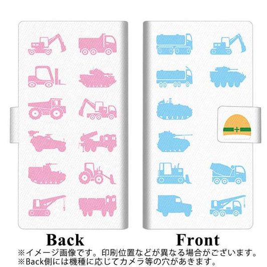 Google Pixel 5a (5G) 高画質仕上げ プリント手帳型ケース(薄型スリム)【YB858 働くクルマ01】