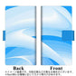 アローズ M04 画質仕上げ プリント手帳型ケース(薄型スリム)【YB861 グラデーションブルー】
