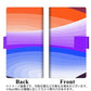 SoftBank エクスペリア XZ1 701SO 高画質仕上げ プリント手帳型ケース(薄型スリム)【YB865 ウェーブビビット】