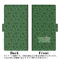 docomo らくらくスマートフォン4 F-04J 画質仕上げ プリント手帳型ケース(薄型スリム)【YB895 ダルメシアンアーミーグリーン】