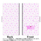 ZenFone（ゼンフォン）Max Pro(M2) ZB631KL 画質仕上げ プリント手帳型ケース(薄型スリム)【YB897 ダルメシアンピンク】