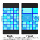 SoftBank OPPO Reno3 5G 高画質仕上げ プリント手帳型ケース(薄型スリム)【YB928 タータンブルー】