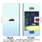 au ZTE a1 ZTG01 画質仕上げ プリント手帳型ケース(薄型スリム)【YB958 S360 青】
