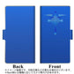 SoftBank アクオス Xx2 mini 503SH 高画質仕上げ プリント手帳型ケース(薄型スリム)【YB963 クロスブルー】