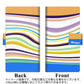 SoftBank アクオスゼロ6 画質仕上げ プリント手帳型ケース(薄型スリム)【YB995 コルゲート02】