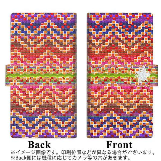 HUAWEI（ファーウェイ） P40 Pro 5G ELS-NX9 高画質仕上げ プリント手帳型ケース(薄型スリム)【YC837 インディアンデザイン01】