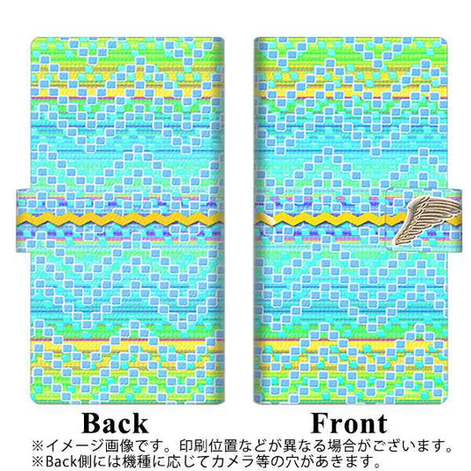 simフリー Moto G7 XT1962-5 高画質仕上げ プリント手帳型ケース(薄型スリム)【YC840 インディアンデザイン04】