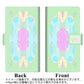 AQUOS wish SHG06 au 画質仕上げ プリント手帳型ケース(薄型スリム)【YC842 ロココ02】