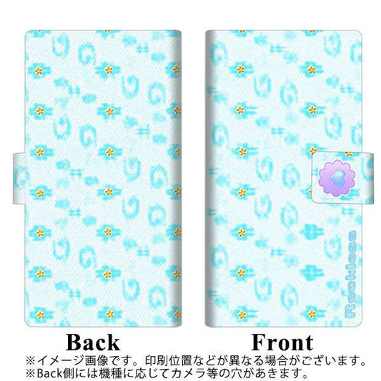 OPPO（オッポ） A5 2020 高画質仕上げ プリント手帳型ケース(薄型スリム)【YC849 絣06】