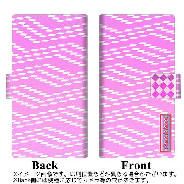 docomo エクスペリア XZ2 SO-03K 画質仕上げ プリント手帳型ケース(薄型スリム)【YC852 ドットパターンピンク】