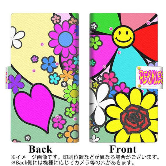 softbank エクスペリア5 901SO 高画質仕上げ プリント手帳型ケース(薄型スリム)【YC858 スマイル01】