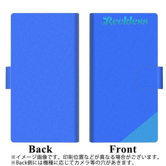 SoftBank HUAWEI nova lite 2 704HW 高画質仕上げ プリント手帳型ケース(薄型スリム)【YC861 レクレスブルー】