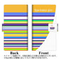 softbank エクスペリアXZ 601SO 高画質仕上げ プリント手帳型ケース(薄型スリム)【YC866 カップボーダー02】