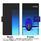 docomo エクスペリアXZ1 コンパクトSO-02K 画質仕上げ プリント手帳型ケース(薄型スリム)【YC883 フレアブラック】
