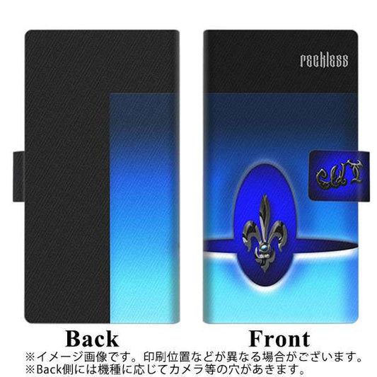 SIMフリー トーンモバイル TONE e21 高画質仕上げ プリント手帳型ケース(薄型スリム)【YC883 フレアブラック】