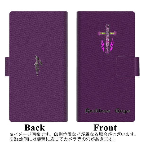 docomo ギャラクシー S10+ SC-04L 画質仕上げ プリント手帳型ケース(薄型スリム)【YC916 ピンククロスｓ】