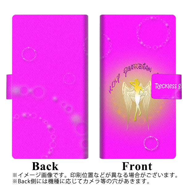 SIMフリー トーンモバイル TONE e21 高画質仕上げ プリント手帳型ケース(薄型スリム)【YC955 守護天使01】