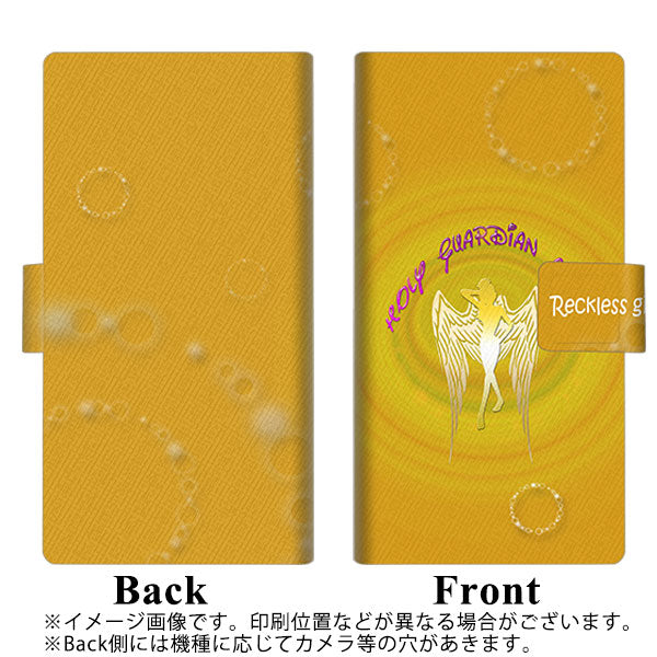 au アクオス セリエ SHV34 画質仕上げ プリント手帳型ケース(薄型スリム)【YC956 守護天使02】