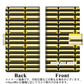 Redmi Note 11 高画質仕上げ プリント手帳型ケース(薄型スリム)【YC957 ゴールドバー】