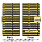 アクオス センス ライト SH-M05 画質仕上げ プリント手帳型ケース(薄型スリム)【YC957 ゴールドバー】