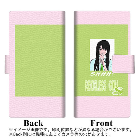 simフリー Moto G7 XT1962-5 高画質仕上げ プリント手帳型ケース(薄型スリム)【YC970 ピンナップガール01】
