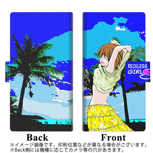 SoftBank アクオス Xx3 506SH 高画質仕上げ プリント手帳型ケース(薄型スリム)【YC973 ピンナップガール04】