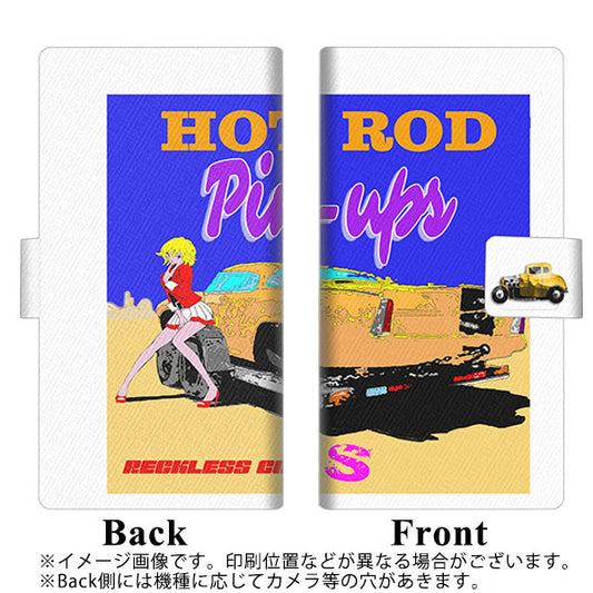 SoftBank アクオス Xx3 506SH 高画質仕上げ プリント手帳型ケース(薄型スリム)【YC977 ピンナップガール08】
