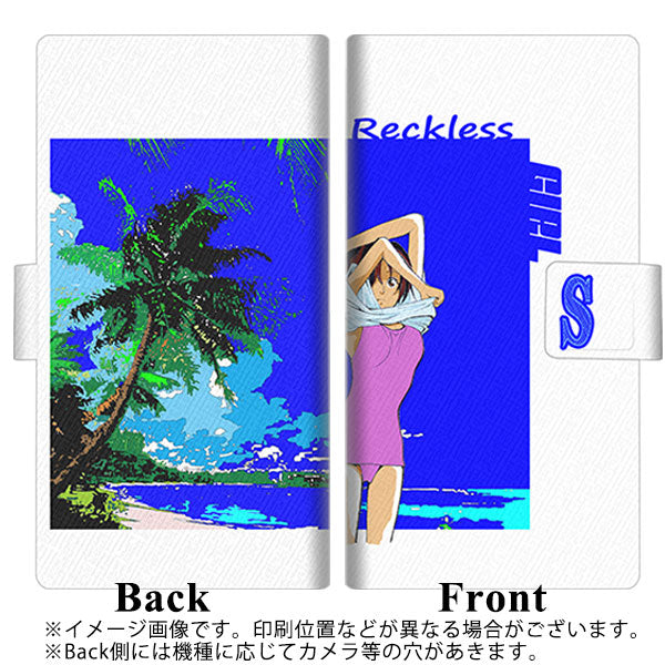 SIMフリー エクスペリア10 III Lite XQ-BT44 画質仕上げ プリント手帳型ケース(薄型スリム)【YC979 ピンナップガール10】