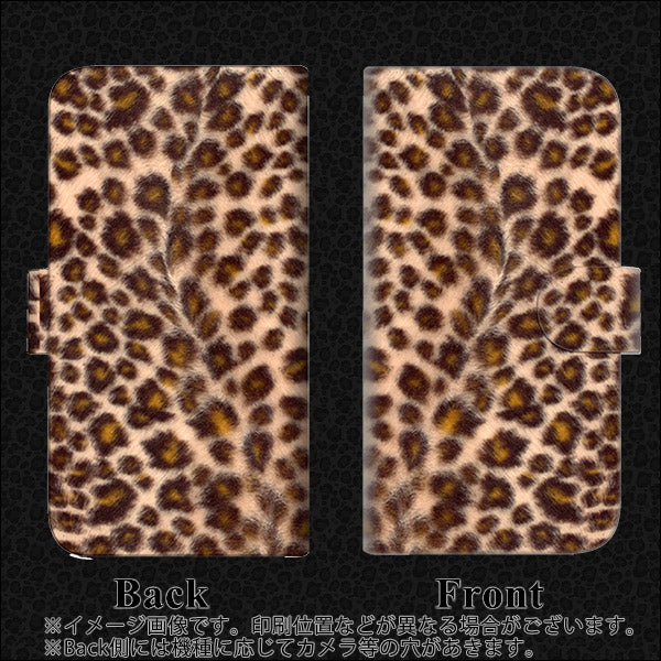 iPhone6 PLUS 高画質仕上げ プリント手帳型ケース(通常型)【068 ヒョウ（茶）】