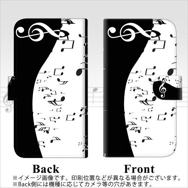 iPhone6 PLUS 高画質仕上げ プリント手帳型ケース(通常型)【114 モノトーンのリズム】