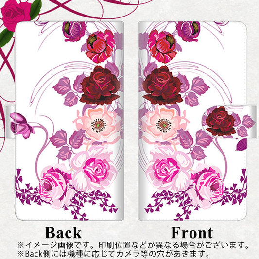 SoftBank アクオスゼロ6 高画質仕上げ プリント手帳型ケース(通常型)【116 ６月のバラ】
