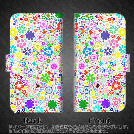 iPhone6 PLUS 高画質仕上げ プリント手帳型ケース(通常型)【308 フラワーミックス】