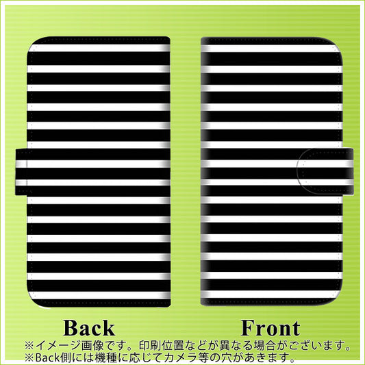 iPhone6 PLUS 高画質仕上げ プリント手帳型ケース(通常型)【330 サイドボーダーブラック】